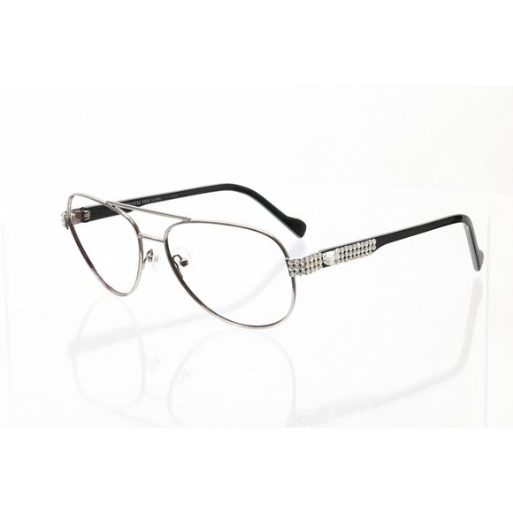 Jimmy Crystal JCS117 58-16-135mm Sunglass / Eyeglass FRAMES ONLY - FAIR - READ